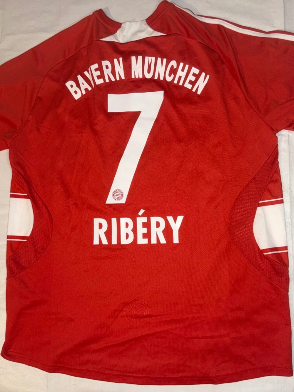 Bayern Munich 2007/2009 Adidas Home Football Shirt Jersey #7 Ribery Size XL